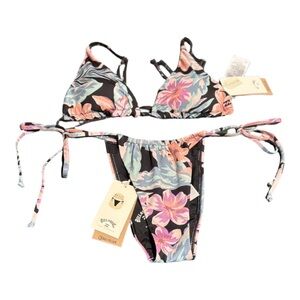 BILLABONG Floral Bikini Set (S/L)